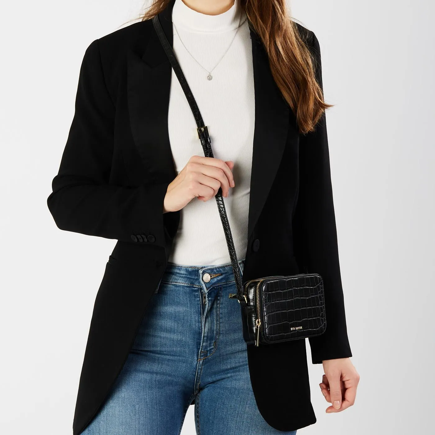 Stina Zwarte Crossbody Tas TB248415B