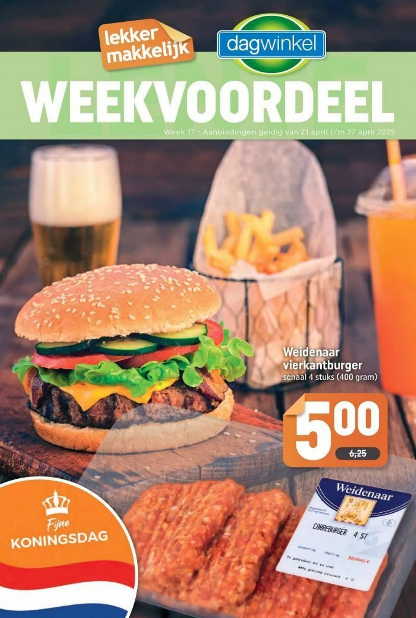 Dagwinkel folder van 21 april tot 26 april 2025 - Folder pagina 1