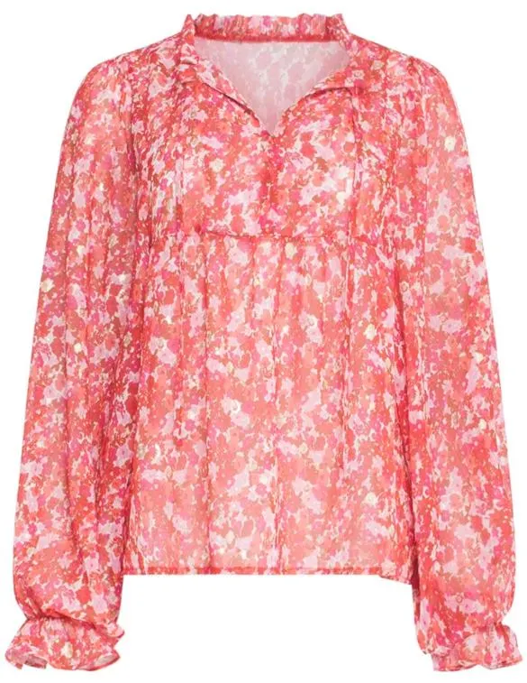 Smashed Lemon Blouse met bloemenprint 23503