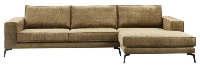 Hoekbank rechts Andelo HR/visco zitting bruin