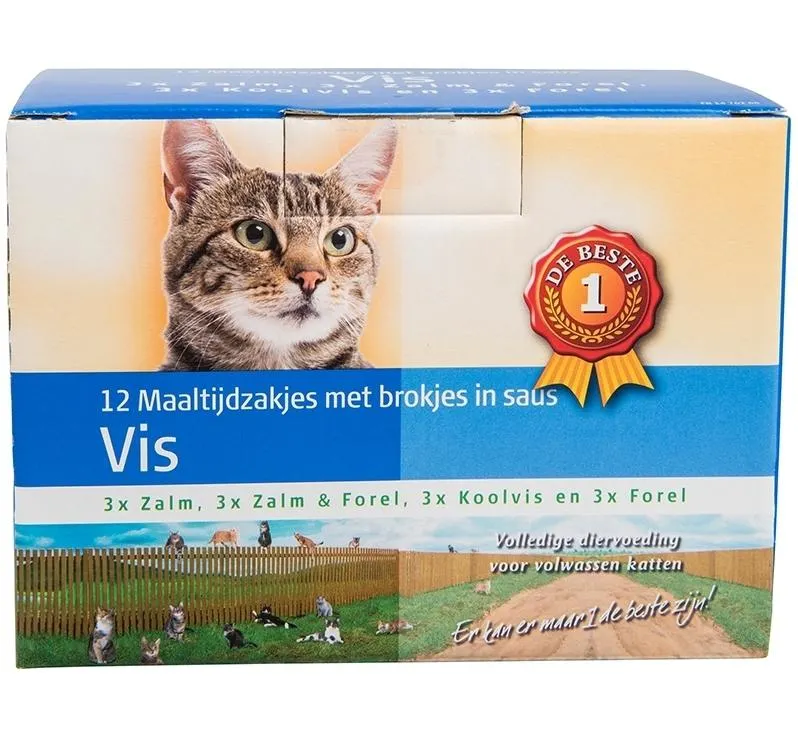 1 De Beste pouche vis 12pack