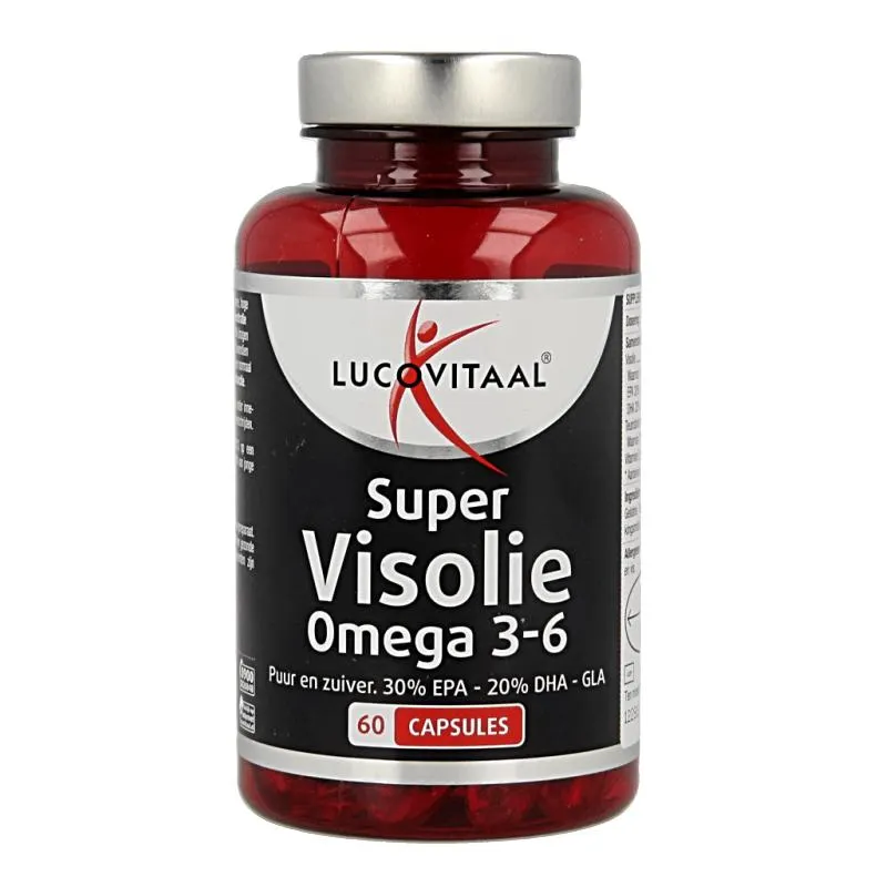 Lucovitaal Super visolie omega 3-6 60 capsules