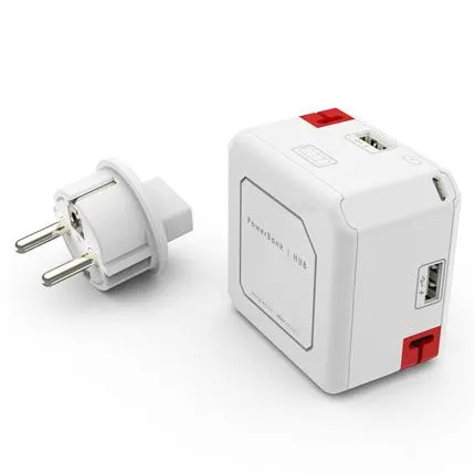 Powercube PowerUSB 2.0 Hub Portable Powerbank 5000mAh