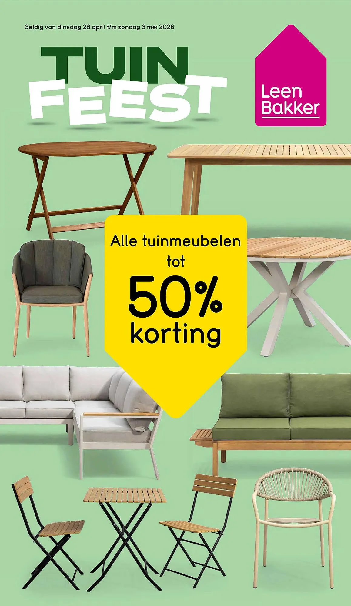 Leen Bakker folder van 28 april tot 2 mei 2026 - Folder pagina 1