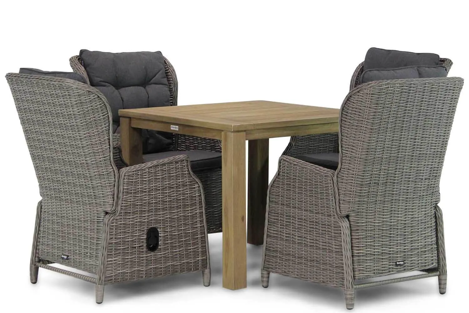 Garden Collections Edingburgh/Bristol 90 cm dining tuinset 5-delig