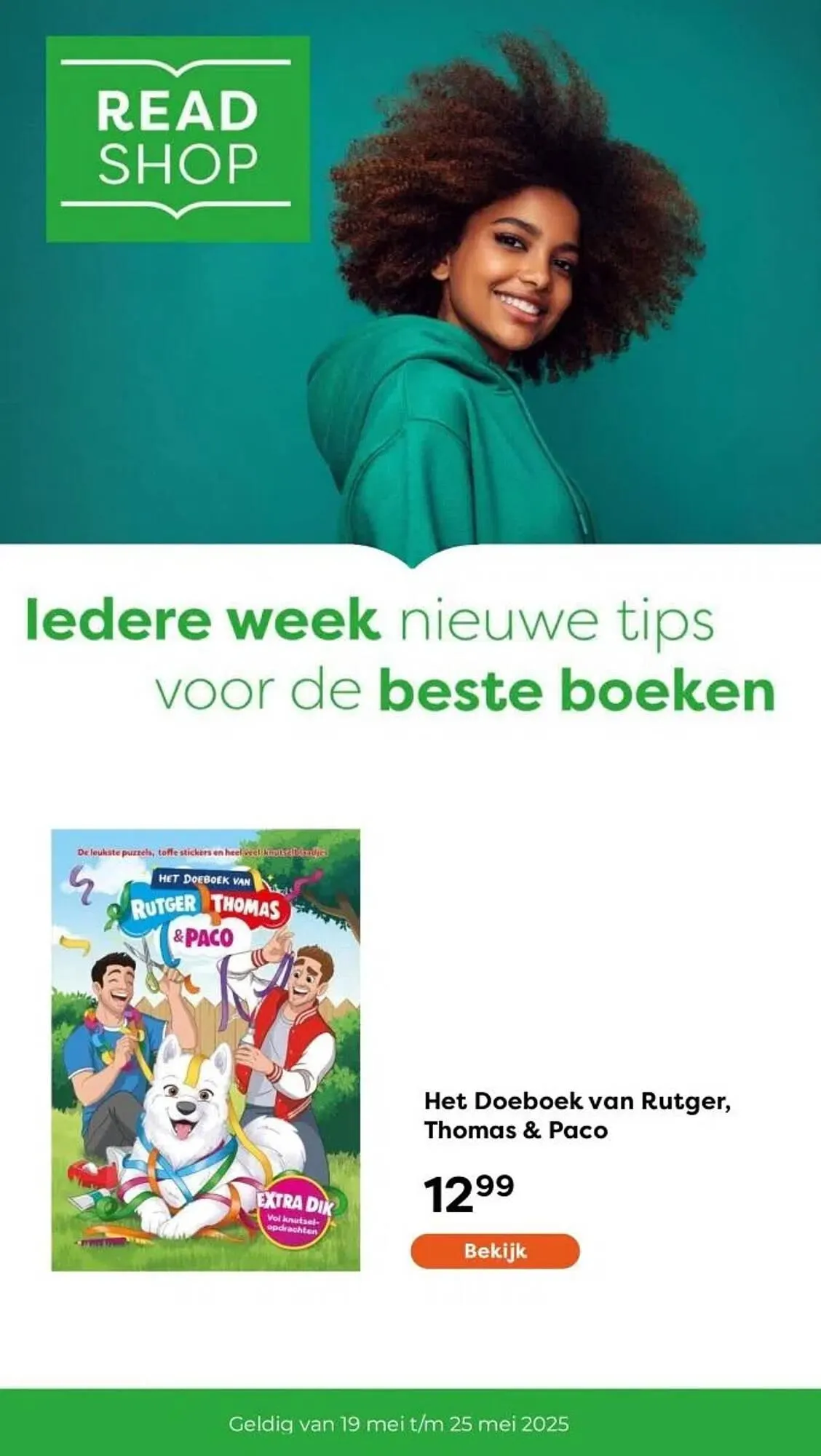 The Read Shop folder van 19 mei tot 25 mei 2025 - Folder pagina 1