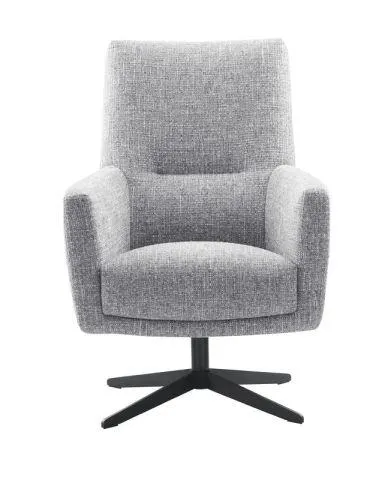 Draaifauteuil Morini pocketveren/visco zitting zinc