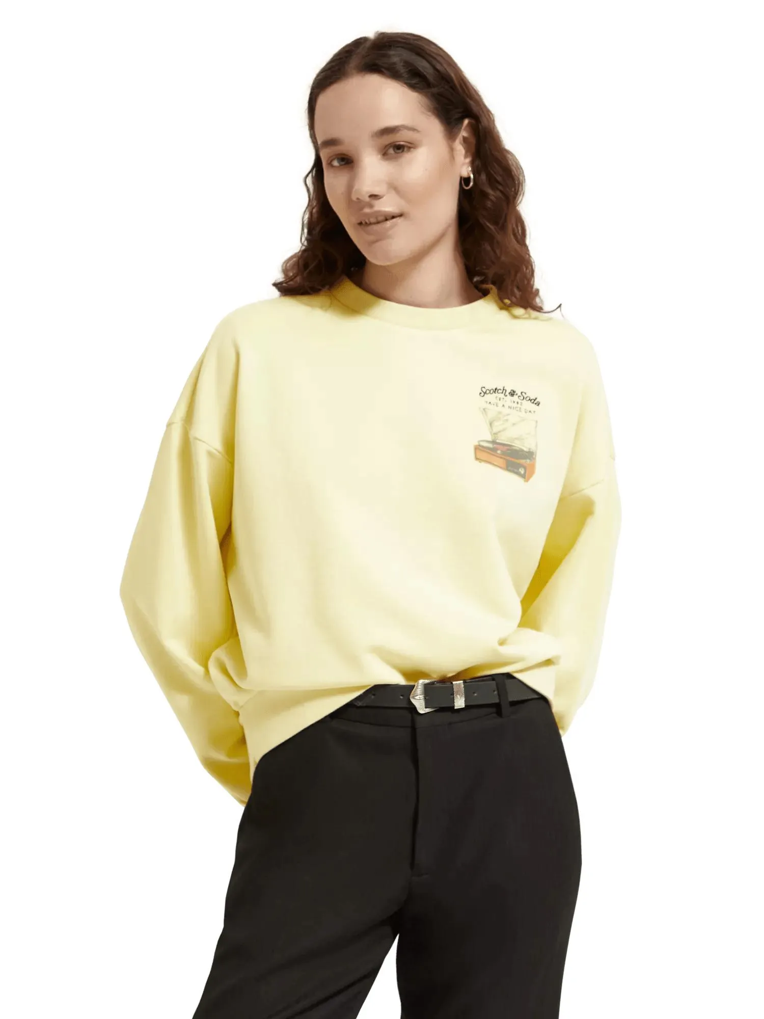 Loose fit artwork sweatshirt