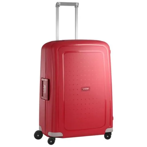 Harde Koffer / Trolley / Reiskoffer 69 cm (Medium) S"Cure Rood