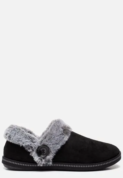Skechers Cozy Campfire Pantoffels zwart