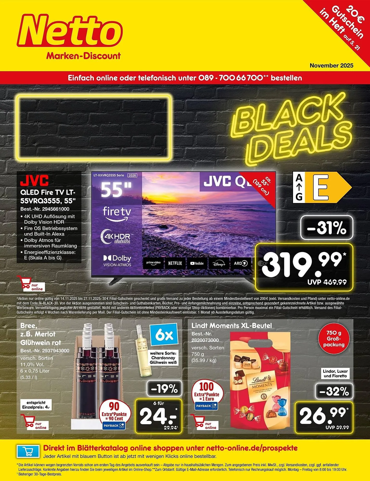 Netto Marken-Discount DE folder van 1 november tot 30 november 2025 - Folder pagina 1