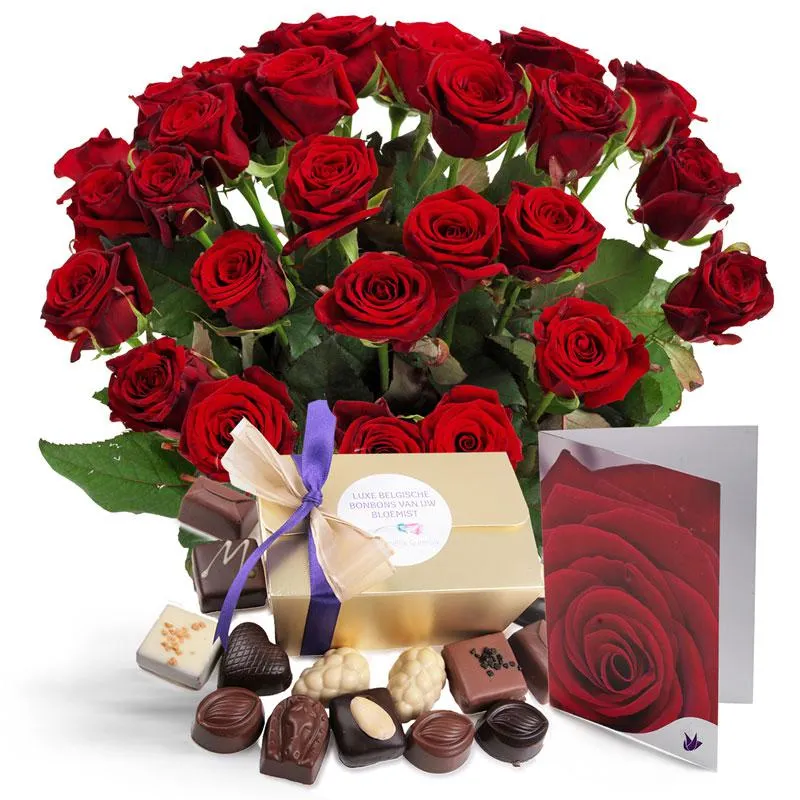 Cadeauset Rode Rozen