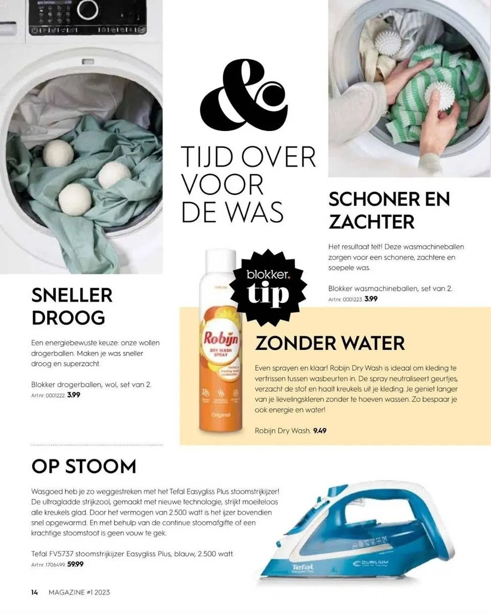 Blokker magazine van 23 januari tot 31 december 2023 - Folder pagina 14