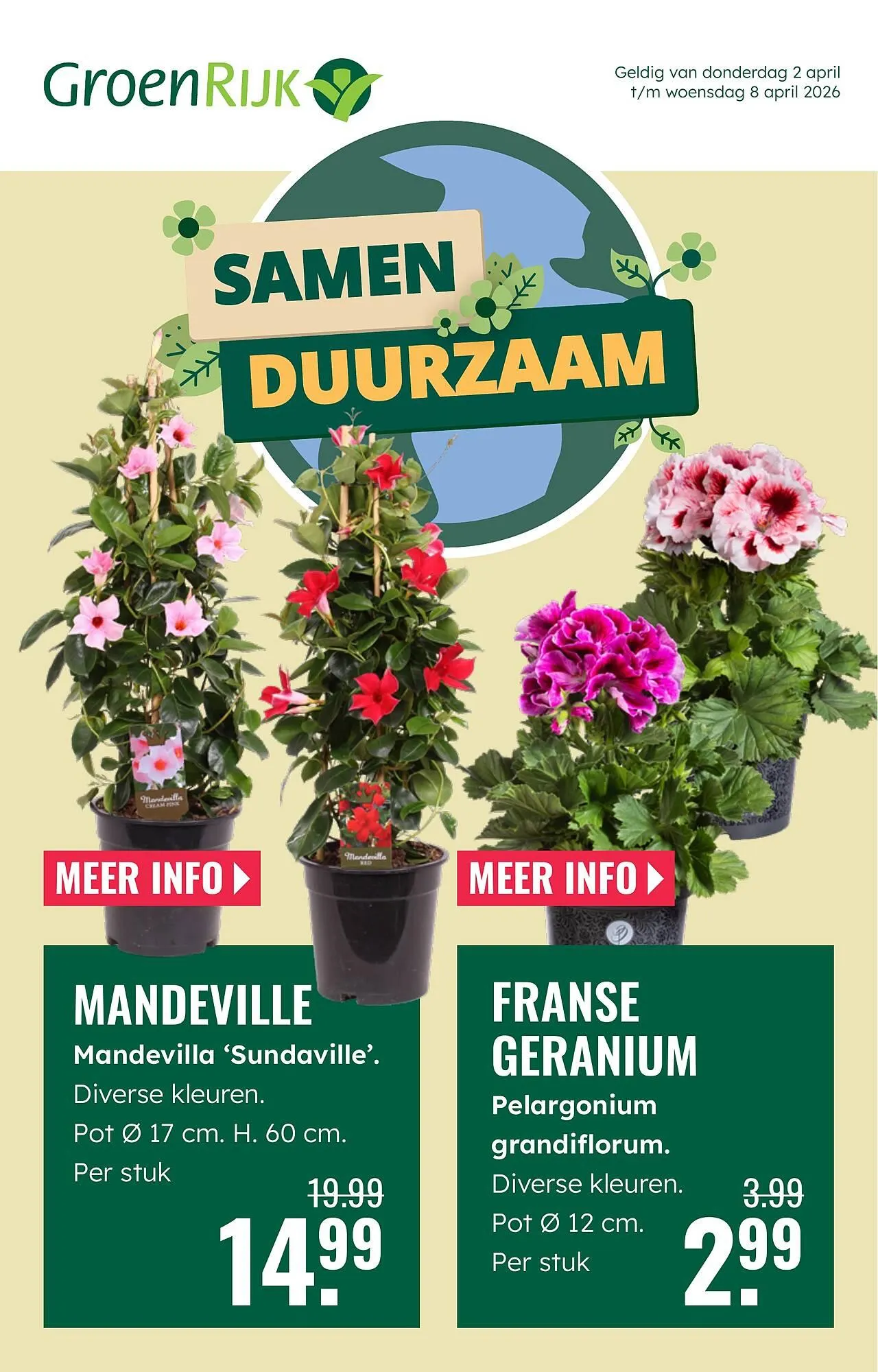 GroenRijk folder van 2 april tot 8 april 2026 - Folder pagina 1