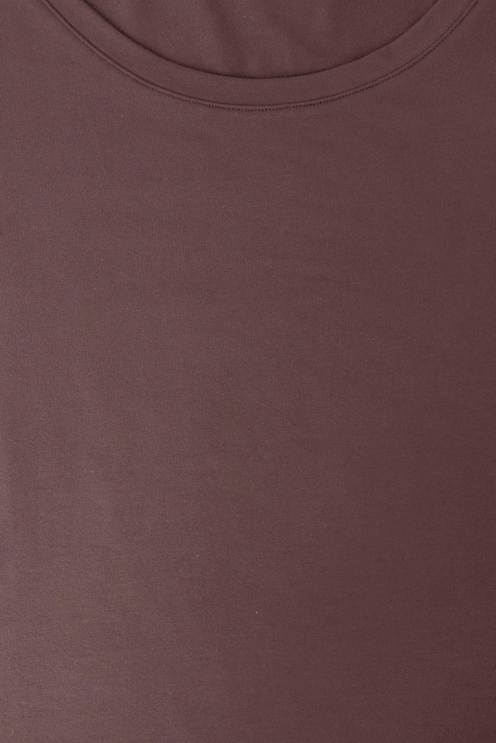 Bruin shirt met stretch