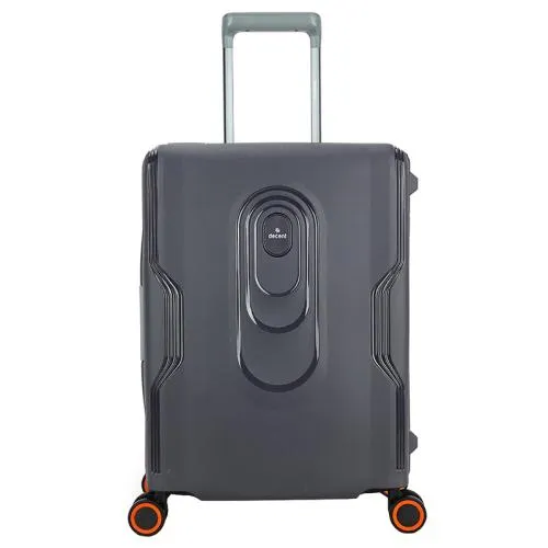 Harde Handbagage Koffer / Trolley / Reiskoffer 55x40x20 cm On Tour Grijs