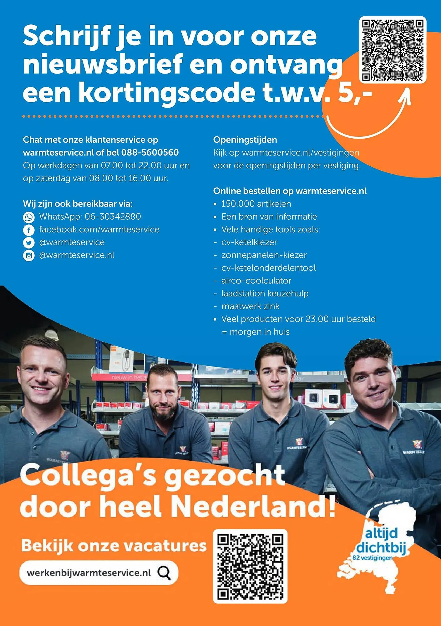 Warmteservice folder van 1 juli tot 30 september 2023 - Folder pagina 20