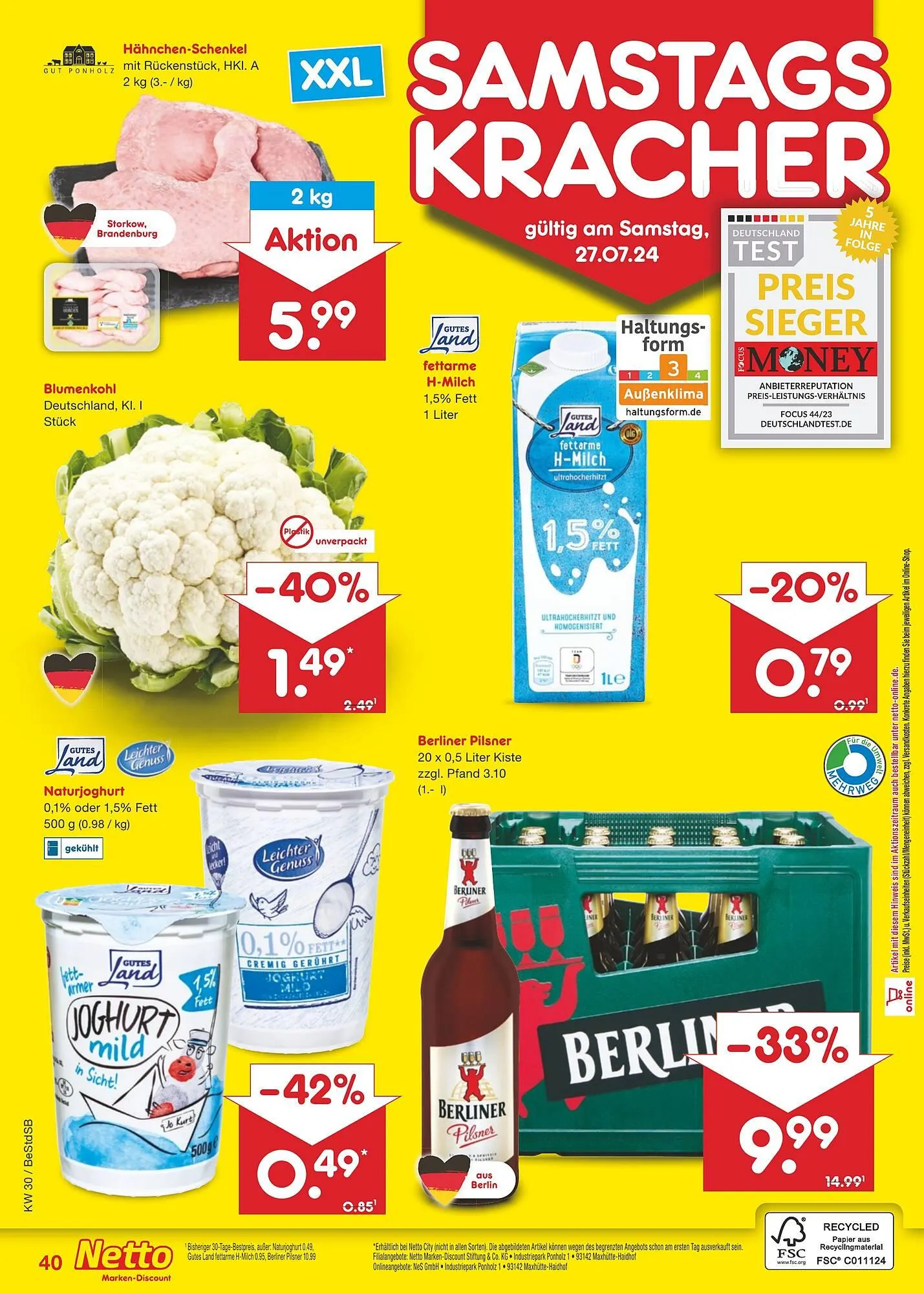 Netto Marken-Discount DE folder van 22 juli tot 27 juli 2024 - Folder pagina 46