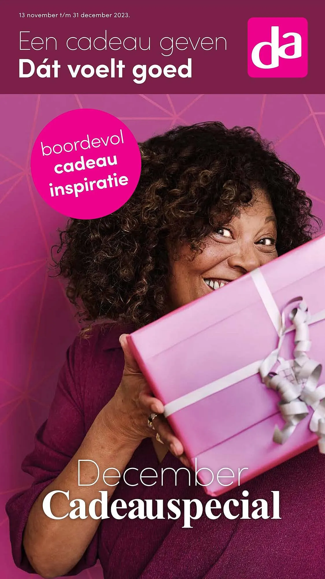 DA folder van 19 november tot 31 december 2023 - Folder pagina 1