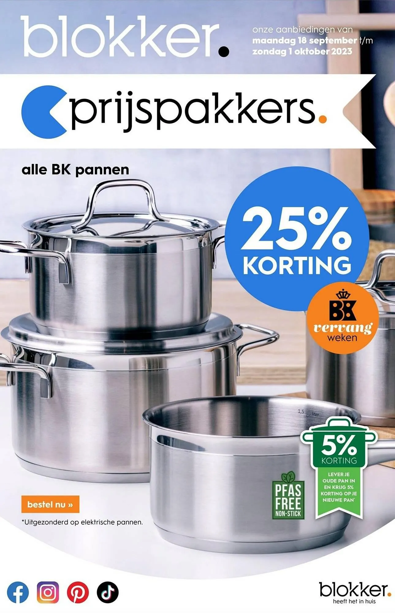 Blokker folder van 18 september tot 1 oktober 2023 - Folder pagina 1