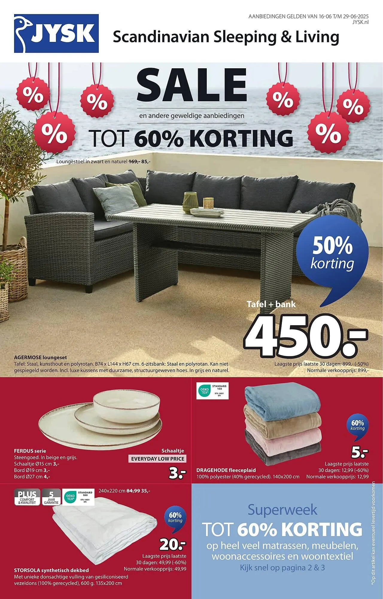 Jysk folder van 16 juni tot 29 juni 2025 - Folder pagina 1