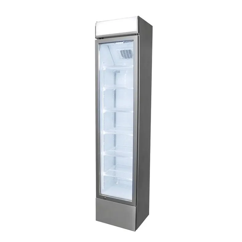 Gastro-Cool - Slimline koelkast - Zilver/Wit - DC130