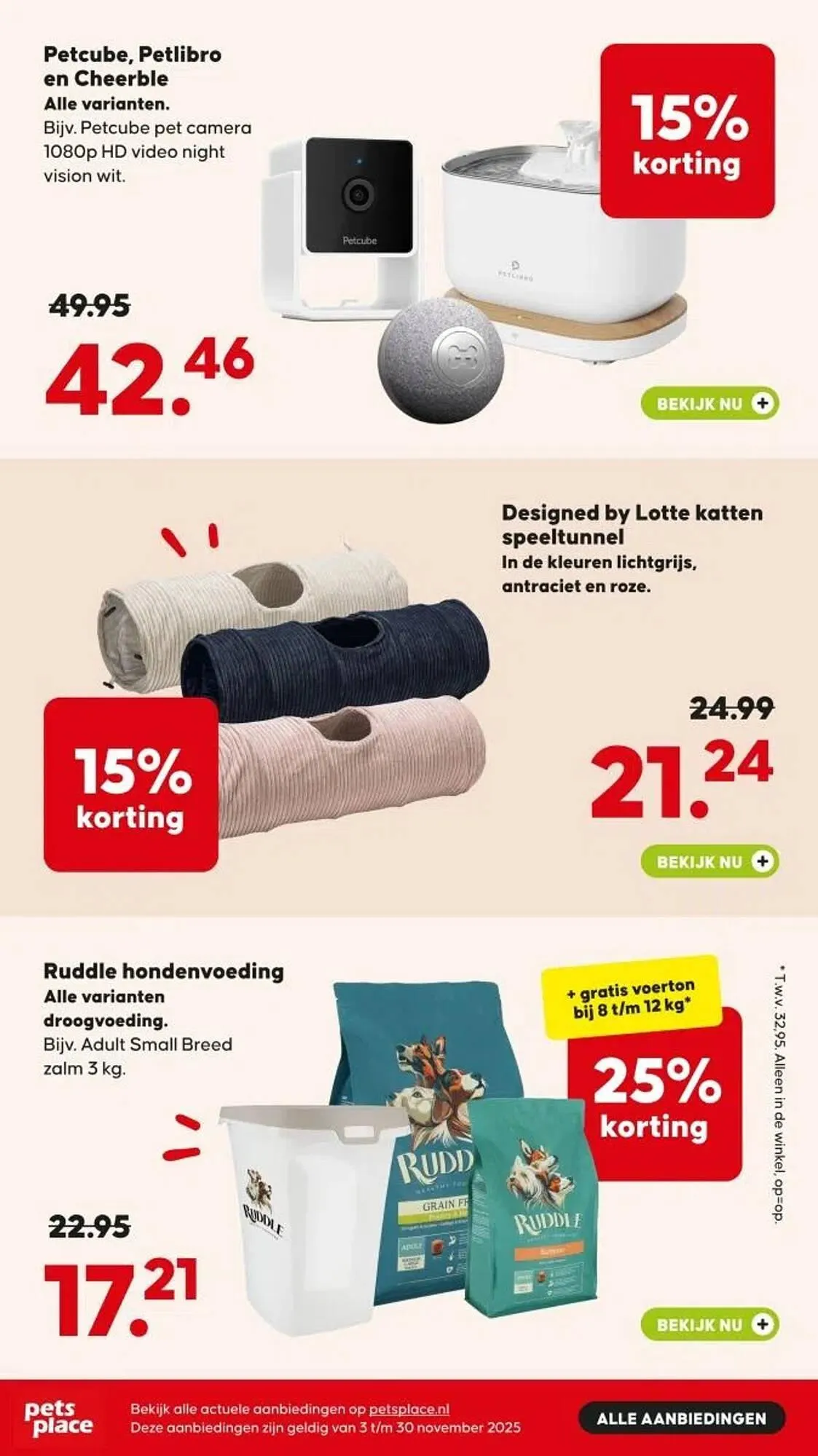 Pets Place folder van 2 november tot 2 november 2025 - Folder pagina 2