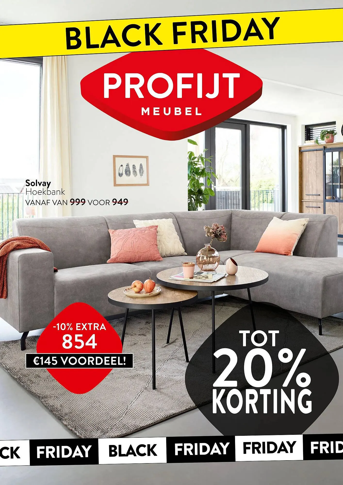 Profijt Meubel folder van 25 november tot 1 december 2024 - Folder pagina 1