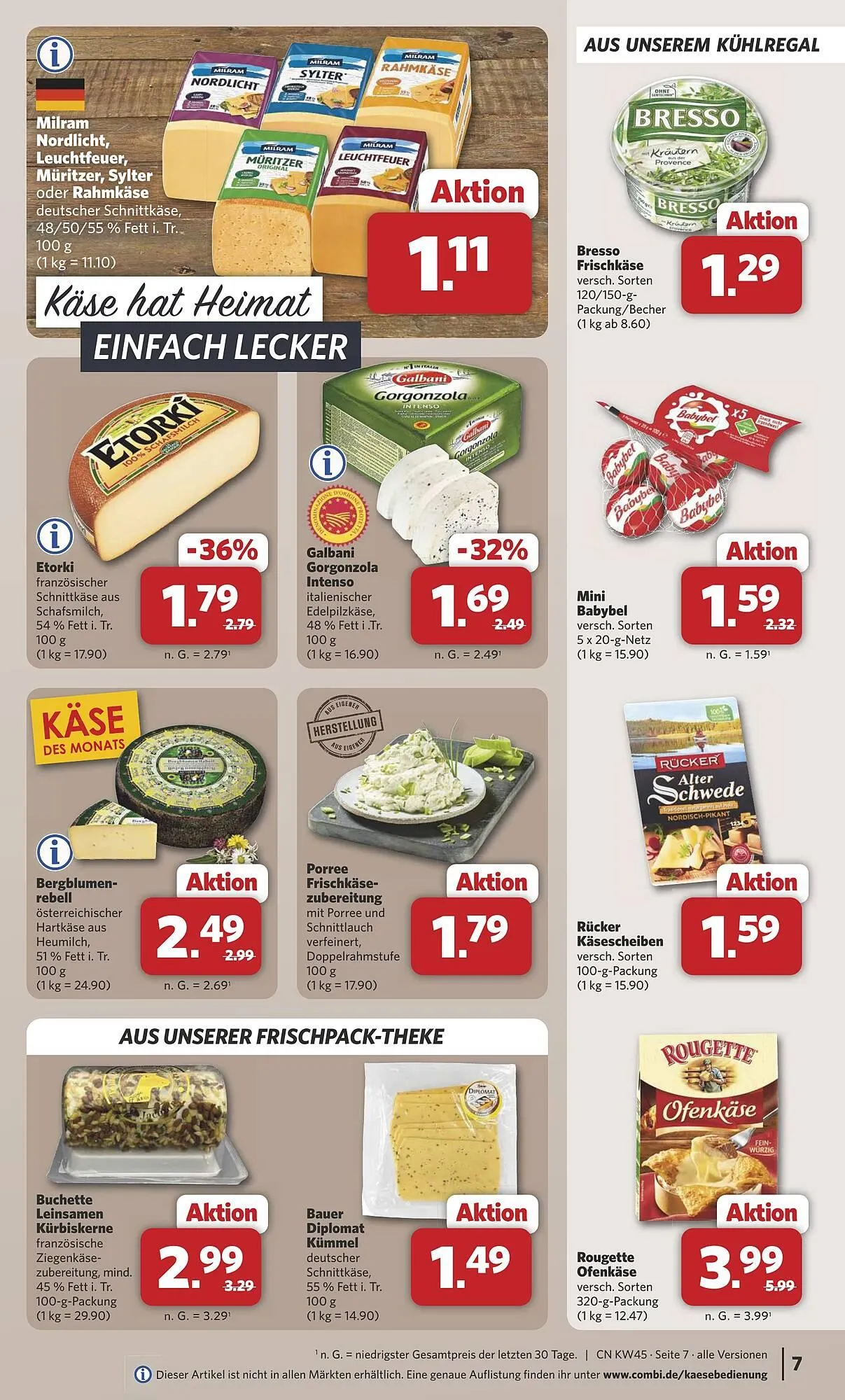 Combi Markt DE folder van 2 november tot 8 november 2025 - Folder pagina 7