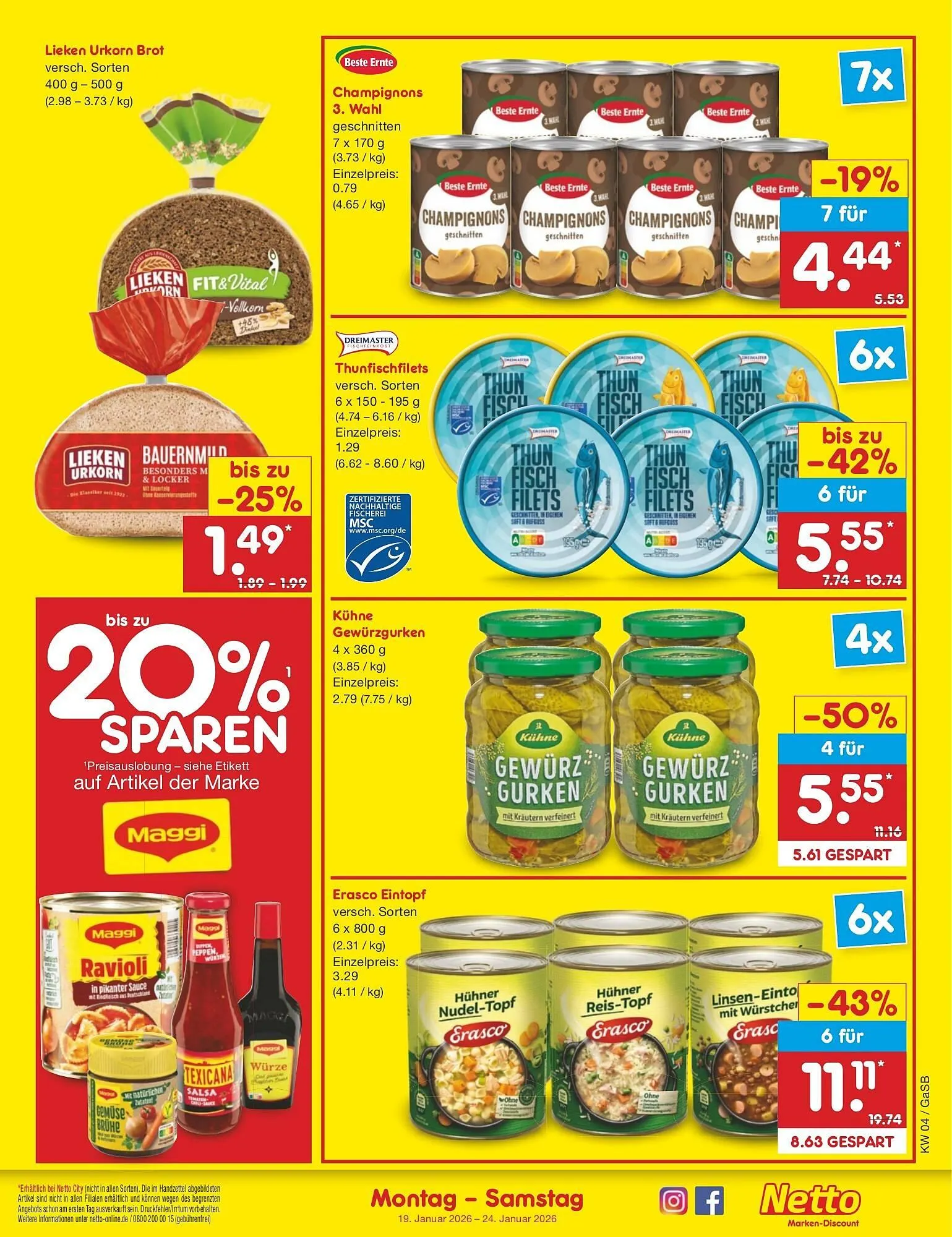 Netto Marken-Discount DE folder van 19 januari tot 24 januari 2026 - Folder pagina 5