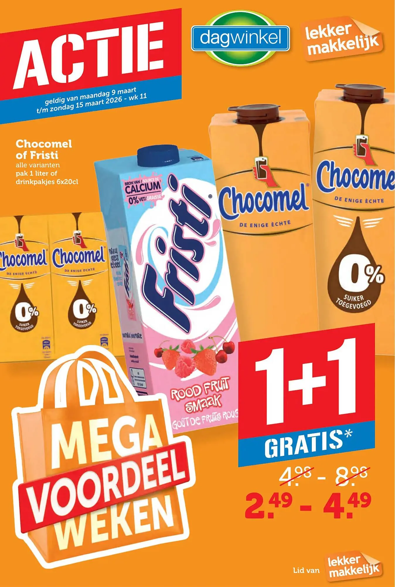 Dagwinkel folder van 9 maart tot 15 maart 2026 - Folder pagina 1