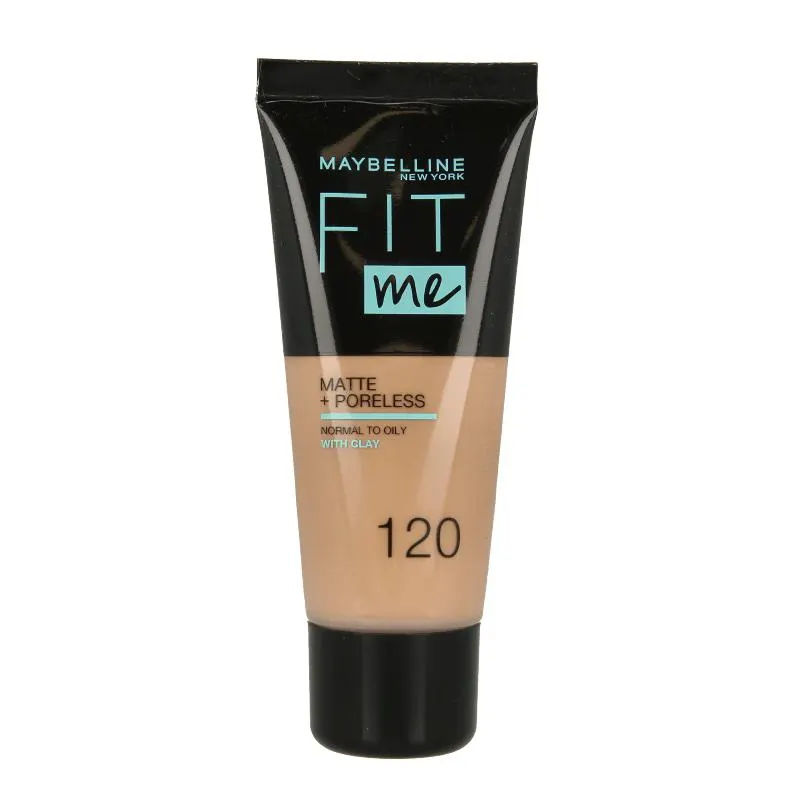 Maybelline Fit Me matte & poreless foundation 120 class ivory 1 stuks