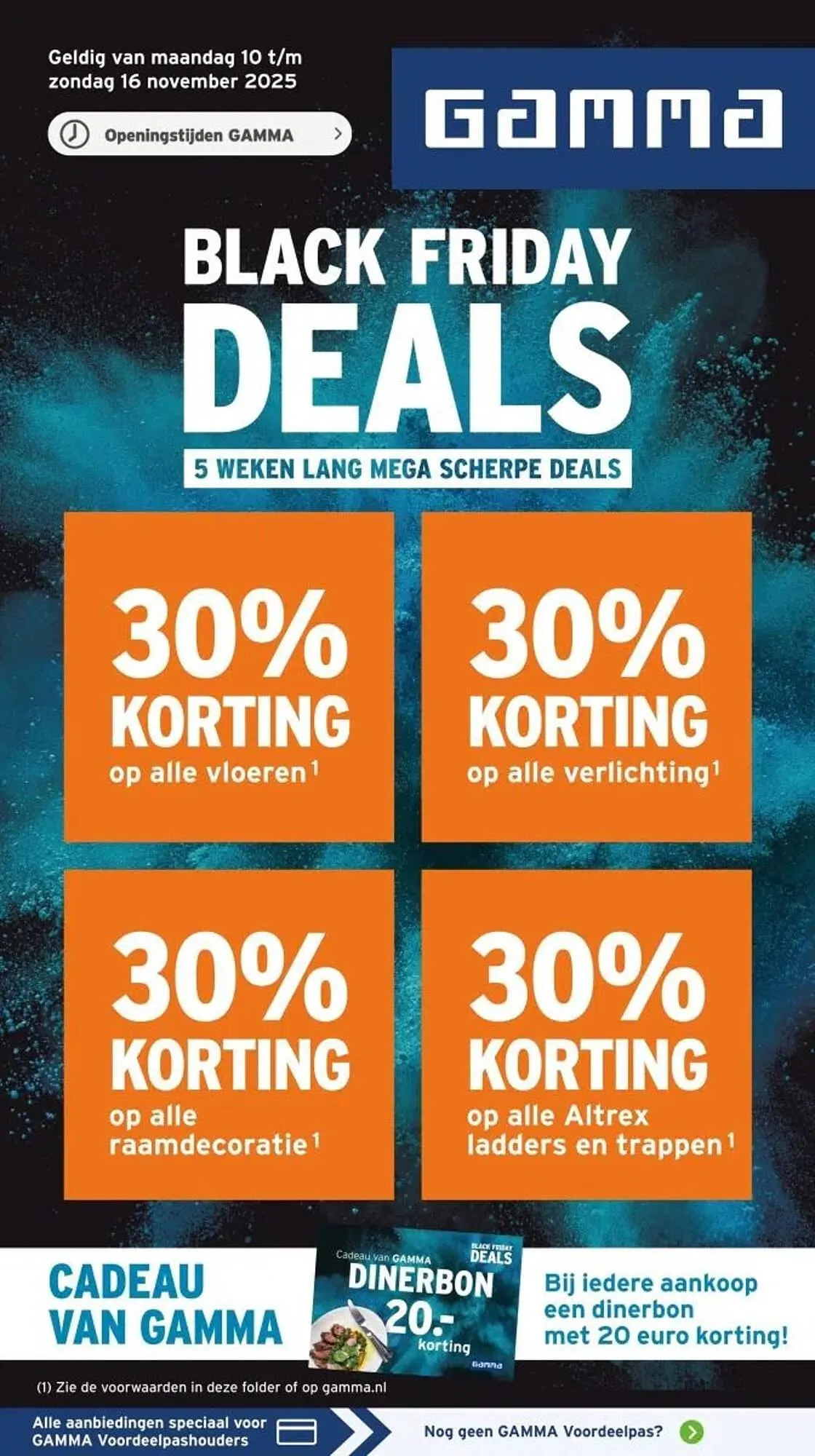GAMMA folder van 10 november tot 16 november 2025 - Folder pagina 1