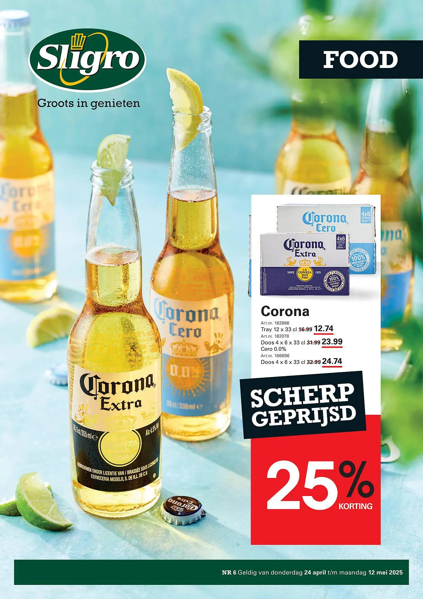 Sligro folder van 24 april tot 12 mei 2025 - Folder pagina 1