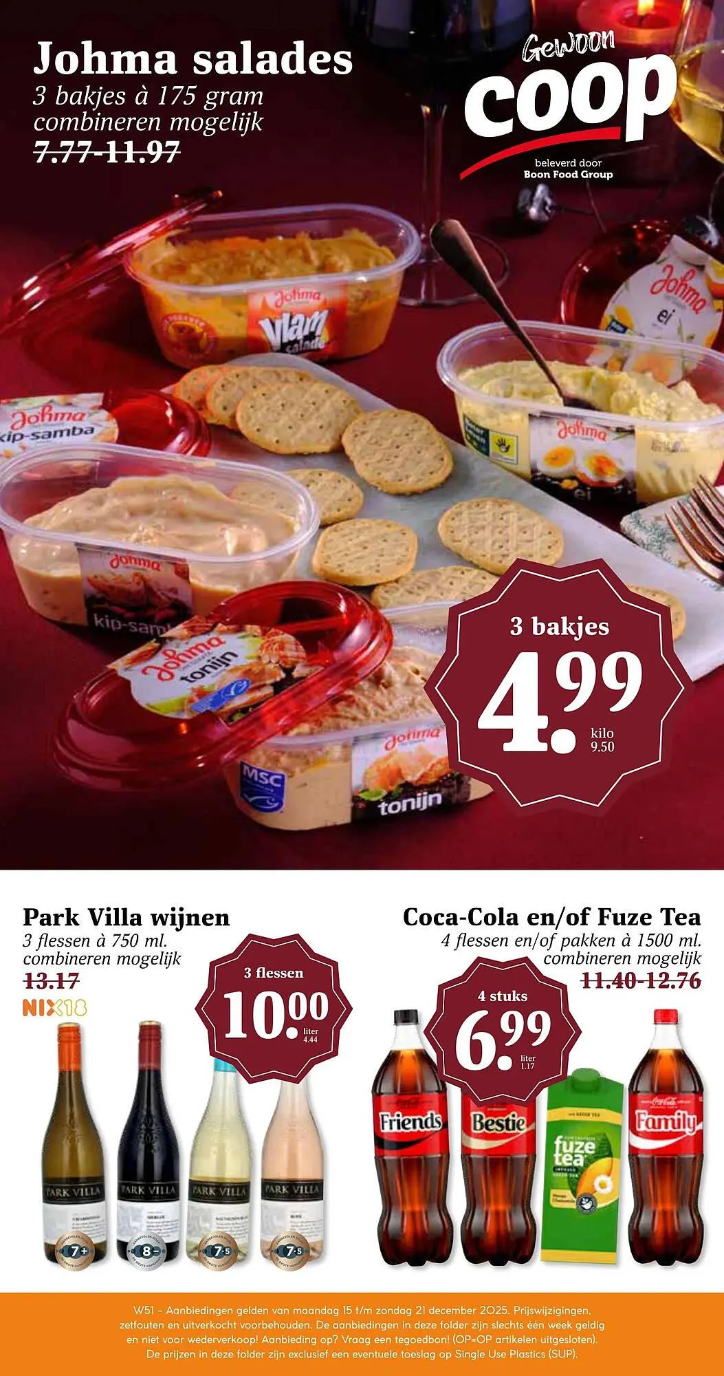 Coop folder van 15 december tot 21 december 2025 - Folder pagina 1
