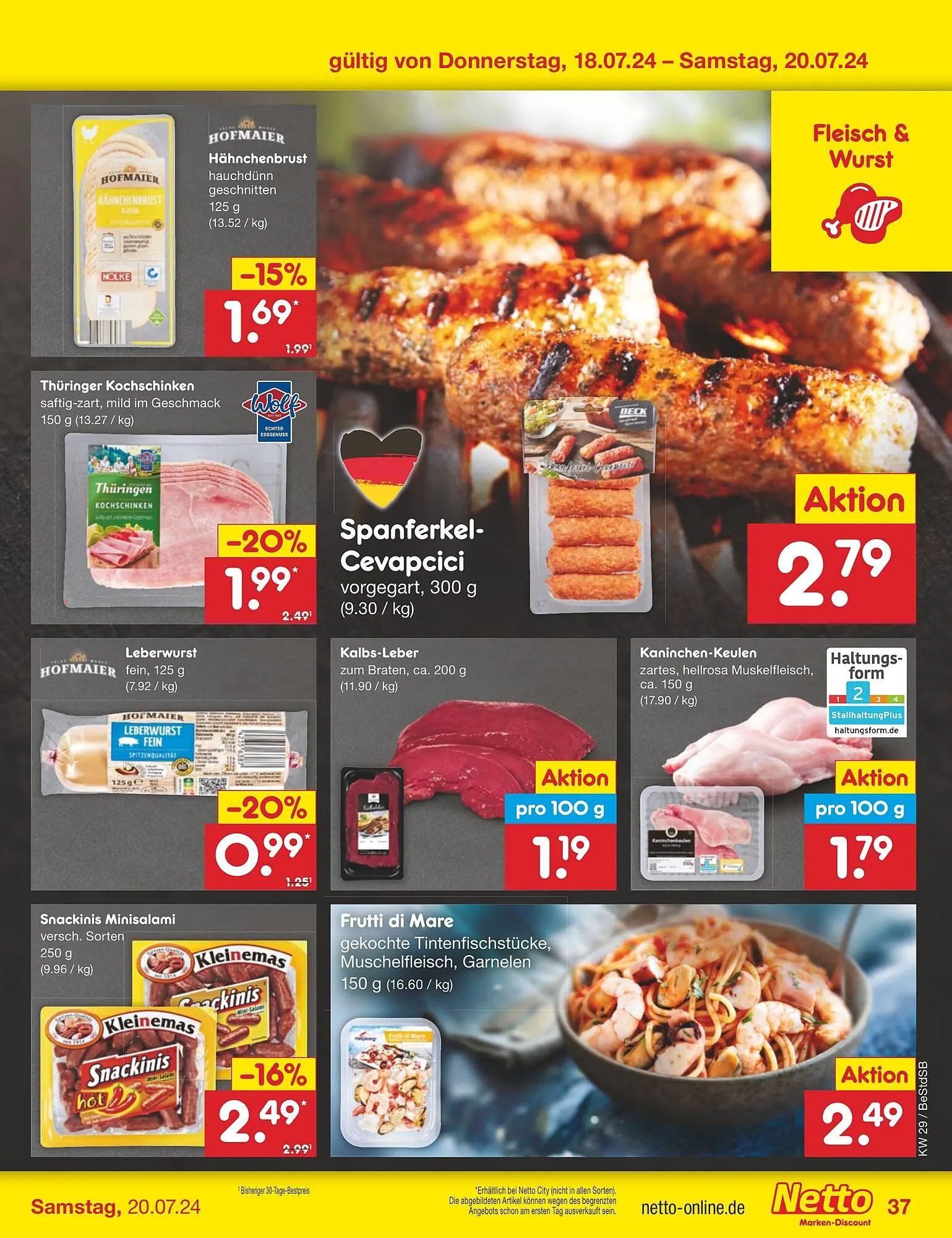 Netto Marken-Discount DE folder van 15 juli tot 20 juli 2024 - Folder pagina 43