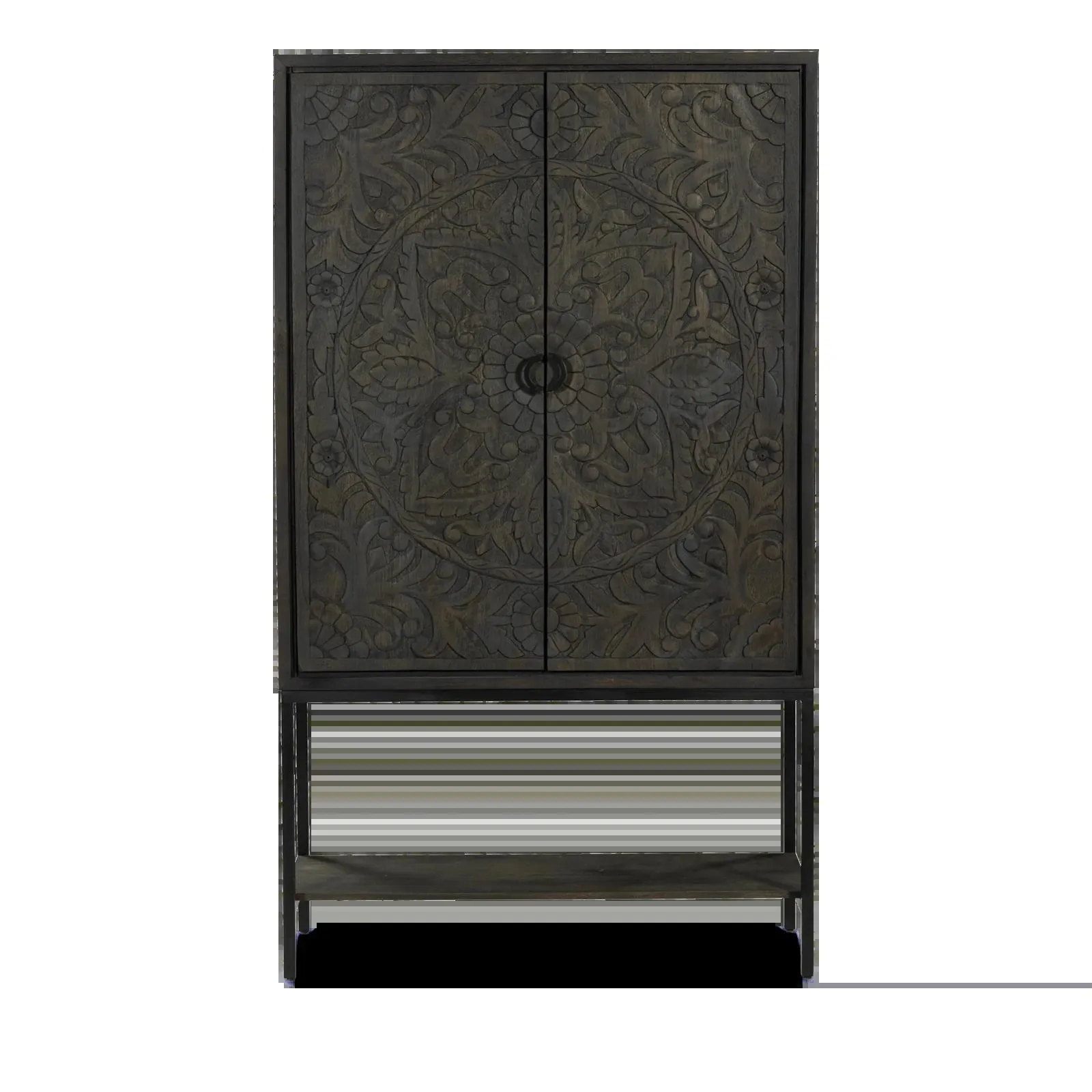 Opbergkast (hoog/breed) Belleville - Cacao Brown