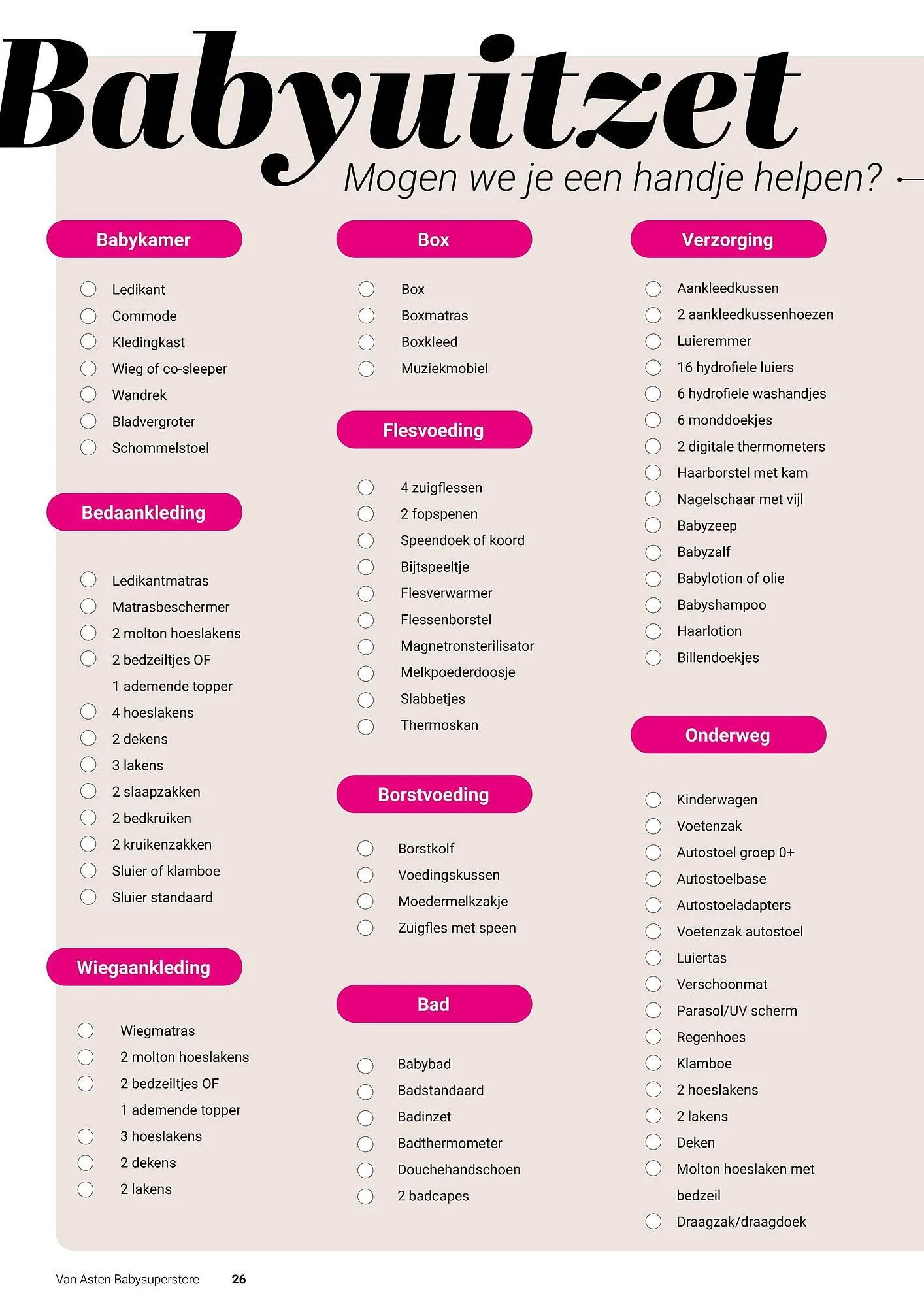 Van Asten BabySuperstore folder van 30 januari tot 31 maart 2026 - Folder pagina 26