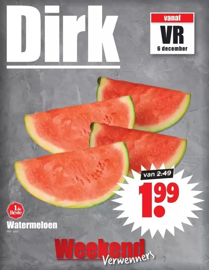 Topaanbiedingen voor alle koopjesjagers van 8 december tot 9 december 2024 - Folder pagina 1