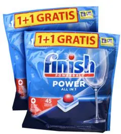 Finish Powerball All-in-1 Vaatwastabs 2x45st