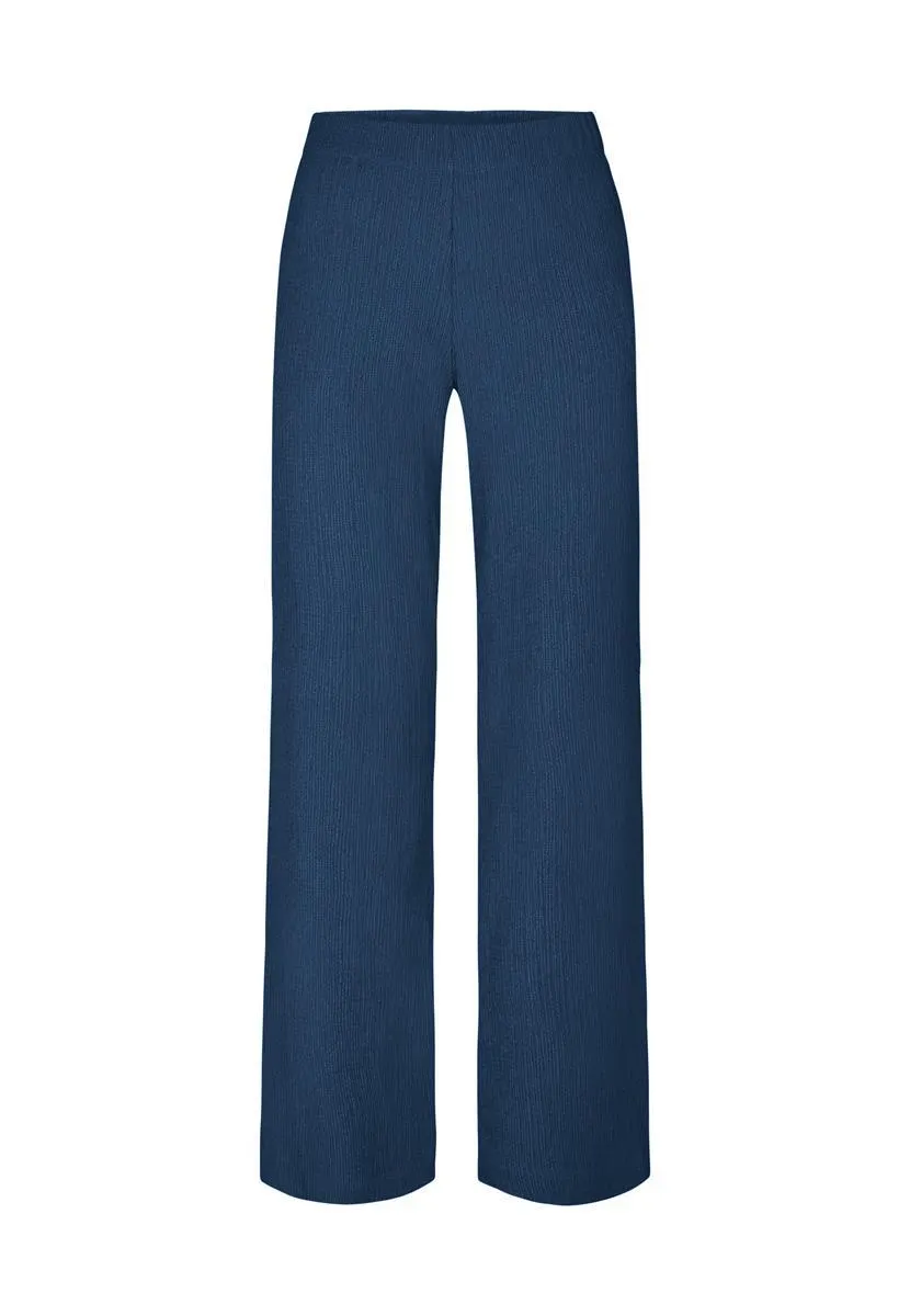 Broek wide leg blauw 32"