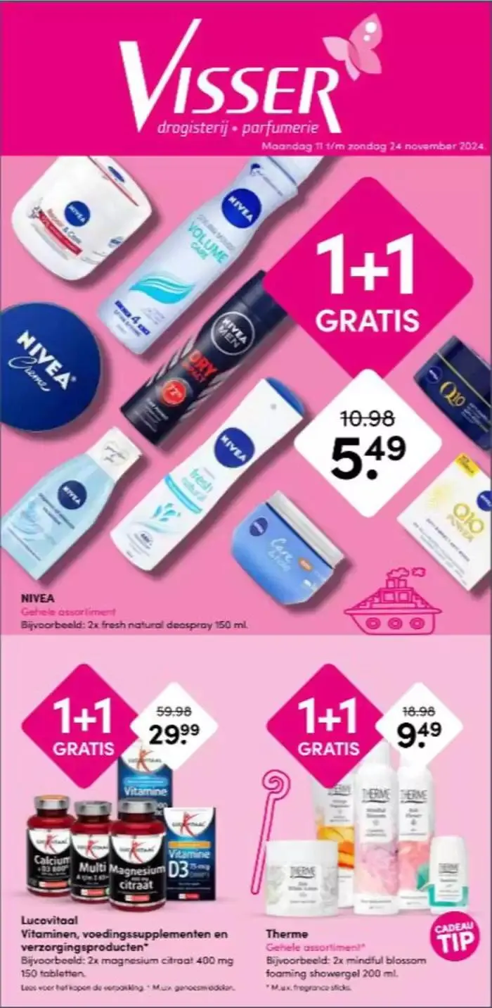 1+1 Gratis van 15 november tot 24 november 2024 - Folder pagina 1