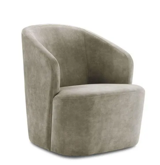Fauteuil Liberta grijs velvet