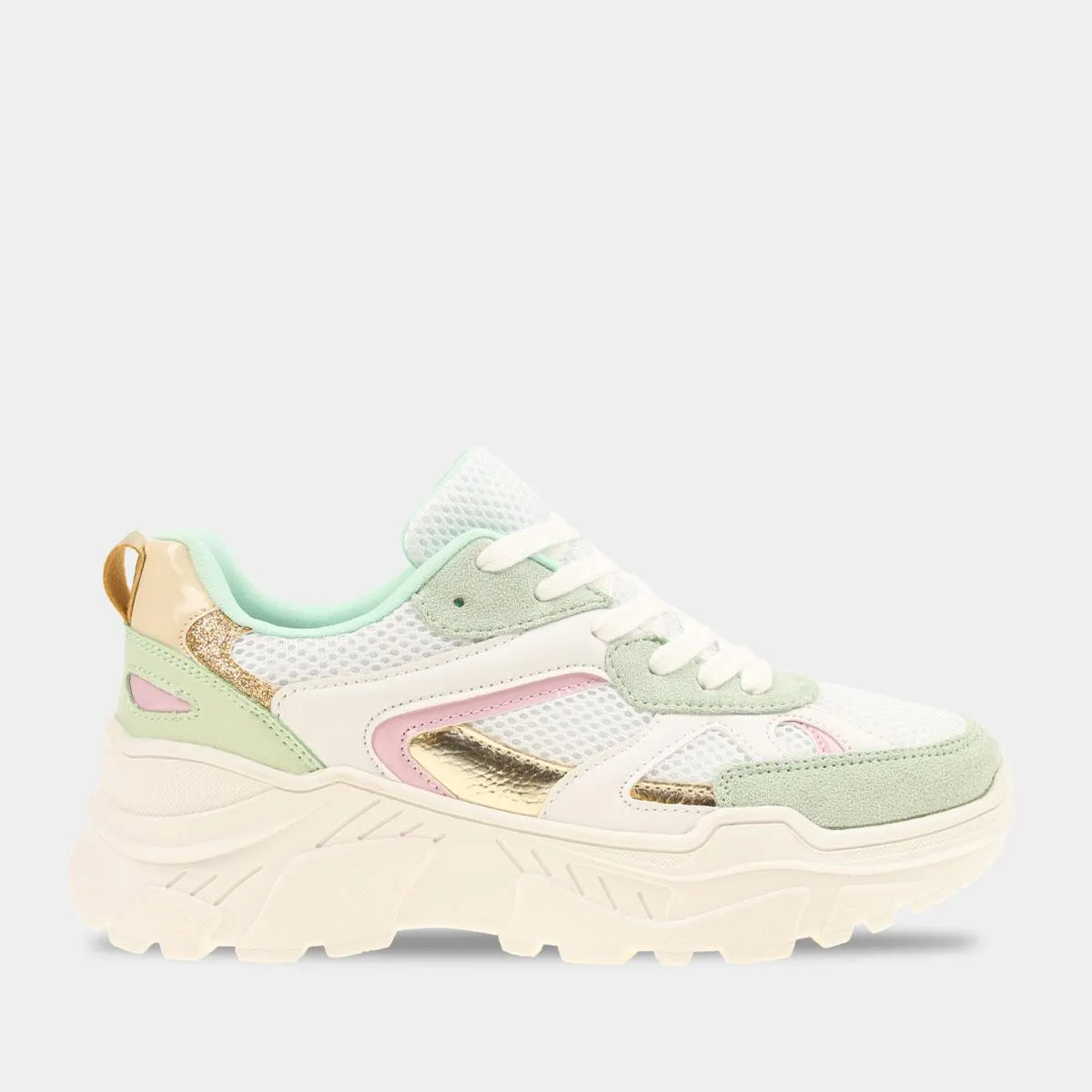 POSH by Poelman Green dames sneakers