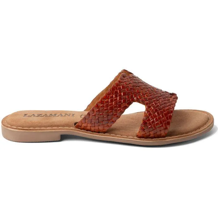 Flor slippers dames tan