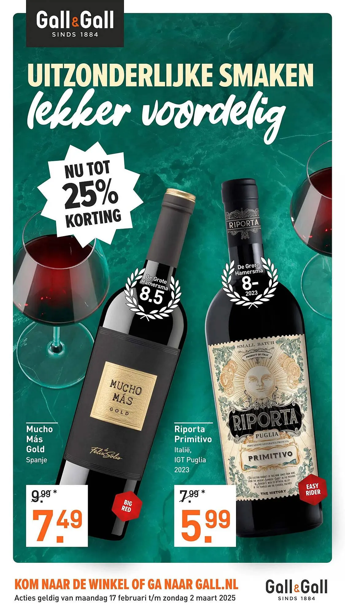 Gall & Gall folder van 17 februari tot 23 februari 2025 - Folder pagina 1