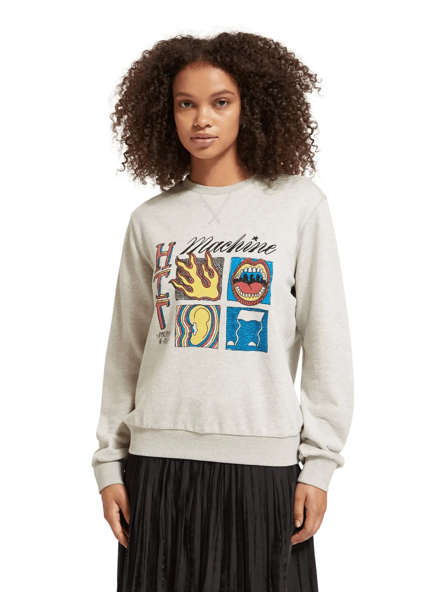 Regular fit graphic sweatshirt