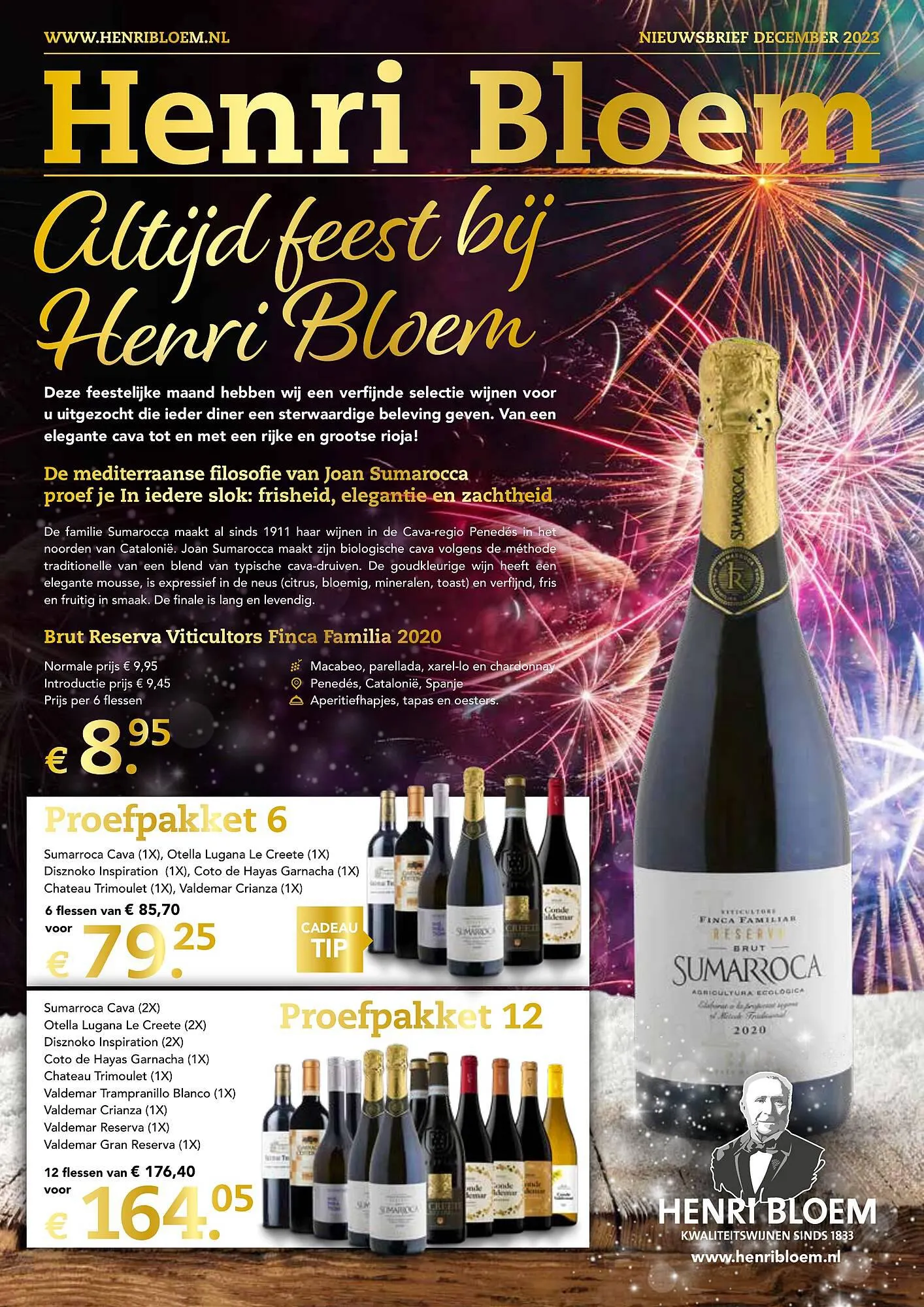 Henri Bloem folder van 1 december tot 31 december 2023 - Folder pagina 1