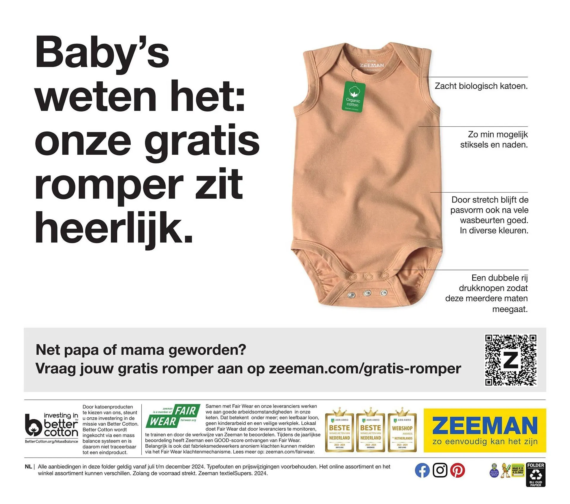 Zeeman baby folder van 29 juli tot 22 december 2024 - Folder pagina 40