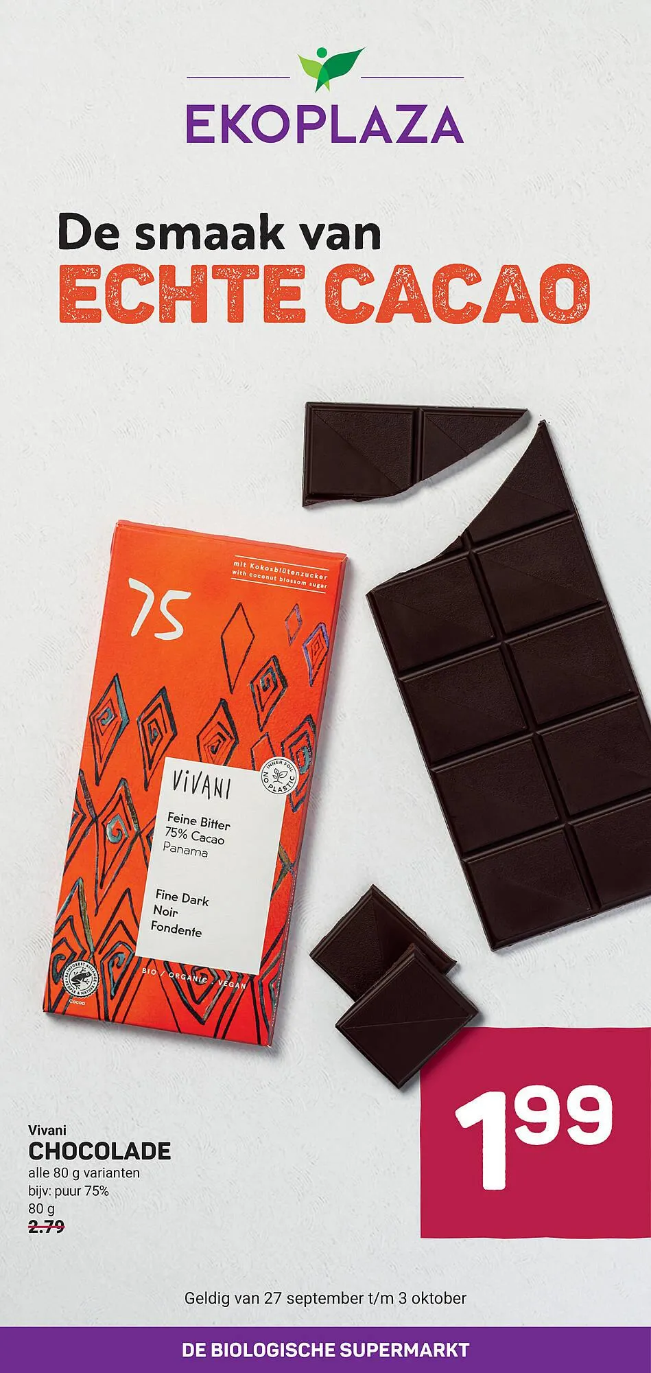 Ekoplaza folder van 27 september tot 3 oktober 2023 - Folder pagina 1